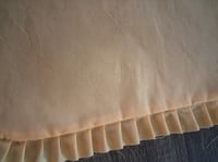 Image 2 of Distressed Ruffle Dining Cushion/Pale Yellow