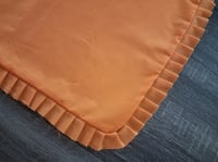 Image 1 of  Distressed Ruffle Dining Cushion/Carrot