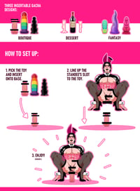 Image 4 of RGG bunny men pen holders -nsfw- 
