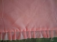 Image 2 of Distressed Ruffle Dining Cushion/Carnation