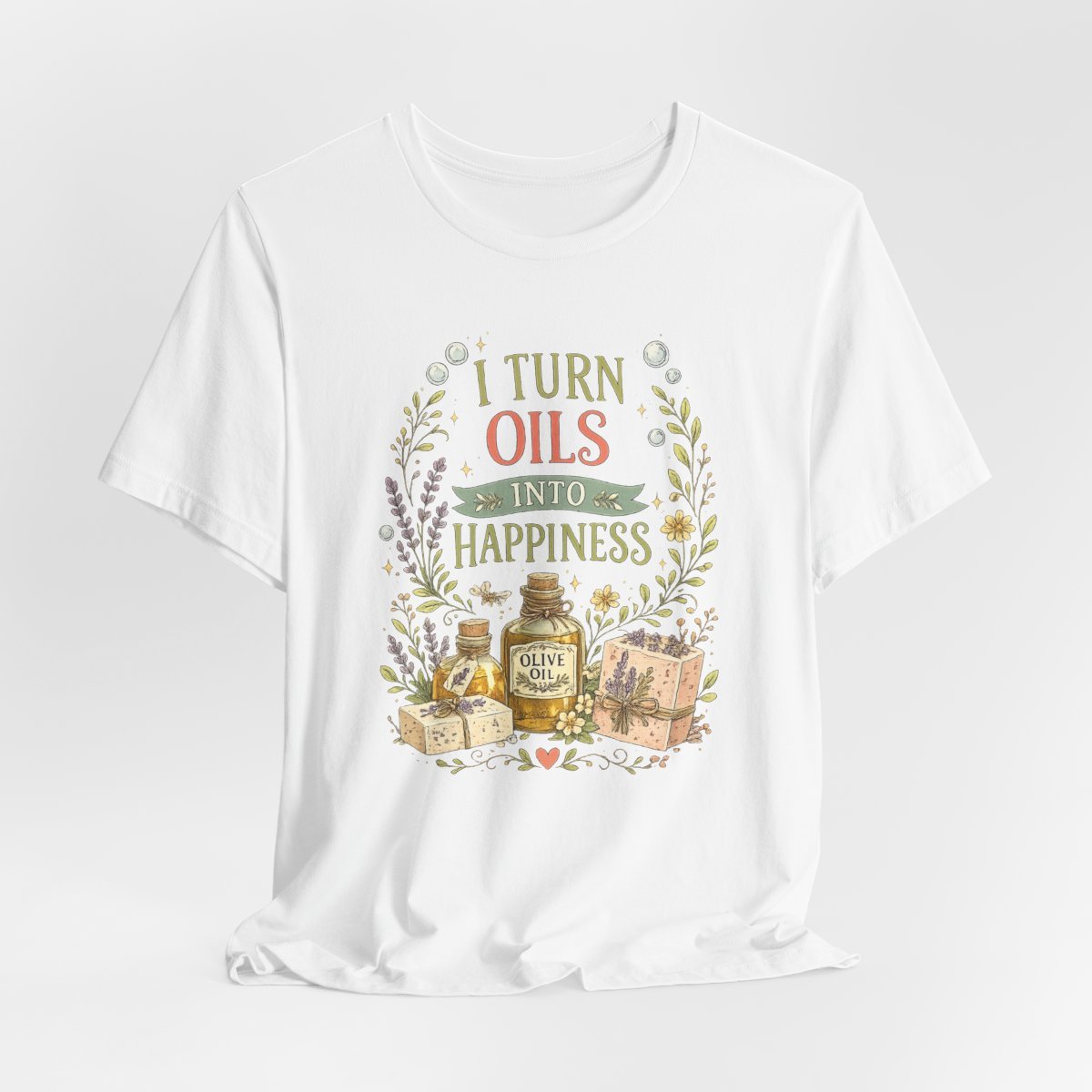 I Turn Oils Into Happiness Tee – Aromatherapy Essential Oil Shirt