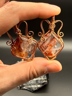 Rose Cut Fire Quartz