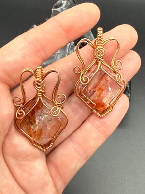 Rose Cut Fire Quartz