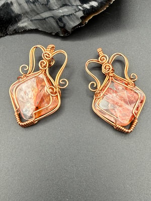 Rose Cut Fire Quartz