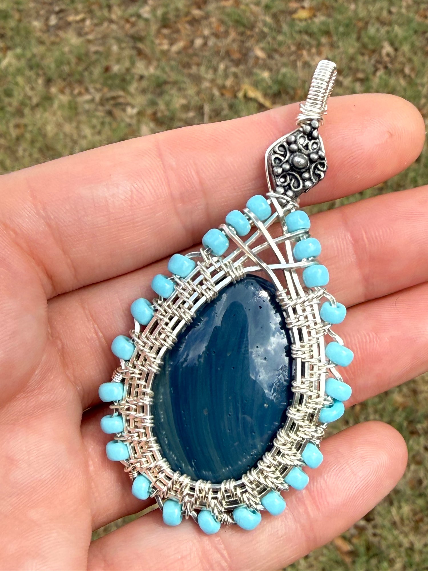 Leland Blue Pendant