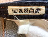 Image 12 of Hiroshi Kato denim 45rpm selvedge indigo dyed jeans, made in Japan, size 32