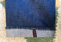Image 8 of Hiroshi Kato denim 45rpm selvedge indigo dyed jeans, made in Japan, size 32