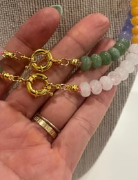 Image 3 of Colour Block Candy Stone Necklace