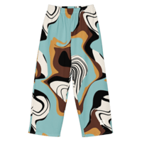 Image 2 of "St. Emerald III" Casual Cotton Wide Leg Pants