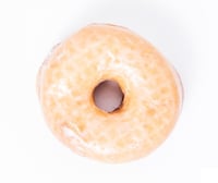 Jumbo Fluffy Glazed Donut