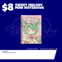 Image 2 of Sweet Melody Mini Notebook