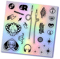 Image 1 of CD Deco Sticker Sheet