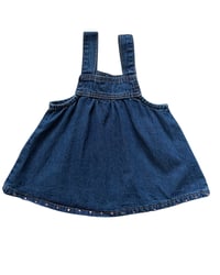 Image 2 of Denim Embroidered Horse Dress-18m