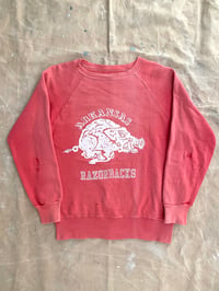 Image 2 of 50s SUN FADED ARKANSAS RAZORBACKS SWEATSHIRT