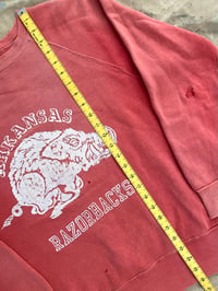 Image 16 of 50s SUN FADED ARKANSAS RAZORBACKS SWEATSHIRT