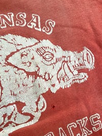 Image 6 of 50s SUN FADED ARKANSAS RAZORBACKS SWEATSHIRT