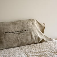 Image 6 of custom signature long cushion cover