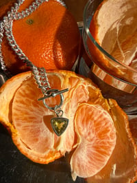 Lemon citrine toggle chain