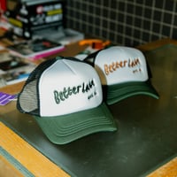 Better Late Trucker - (Double Olive)