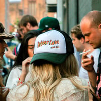 Image 1 of Better Late Trucker - (Olive / Orange)
