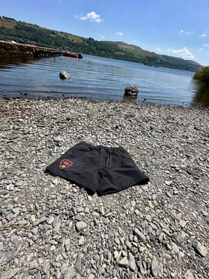 Image of Spirit of 58 Men’s Swim Shorts in Black and in Navy 