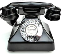 Image 1 of Early 1940s Gecophone (GEC) Bakelite Telephone