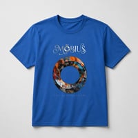 Mobius t-shirt on blue
