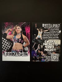 Image 1 of Signed Brooke Havok Trading Card 1