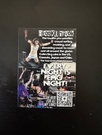 Image 3 of Signed Brooke Havok Trading Card 1