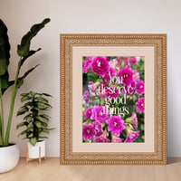 Image 4 of Self care flower art print bundle