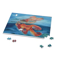 Image 2 of Octopus Art Puzzle — Colorful Underwater Sea Life Jigsaw (252 pcs)
