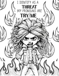 Image 2 of 20 Sarcastic and Swearing Humor Coloring Pages, Digital Download, Book, Adult, funny