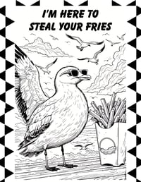 Image 9 of 20 Sarcastic and Swearing Humor Coloring Pages, Digital Download, Book, Adult, funny