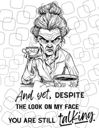 Image 15 of 20 Sarcastic and Swearing Humor Coloring Pages, Digital Download, Book, Adult, funny