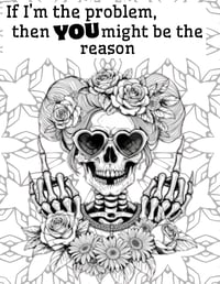 Image 18 of 20 Sarcastic and Swearing Humor Coloring Pages, Digital Download, Book, Adult, funny