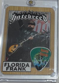 Image 2 of NEW ORLEANS, LA   STAGE PLAYED PICK/ CARD COMBO