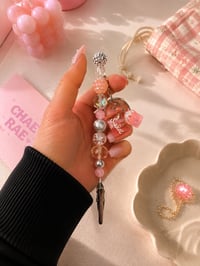 Image 1 of Strawberry Pop Keychain Card / Gardening Clip