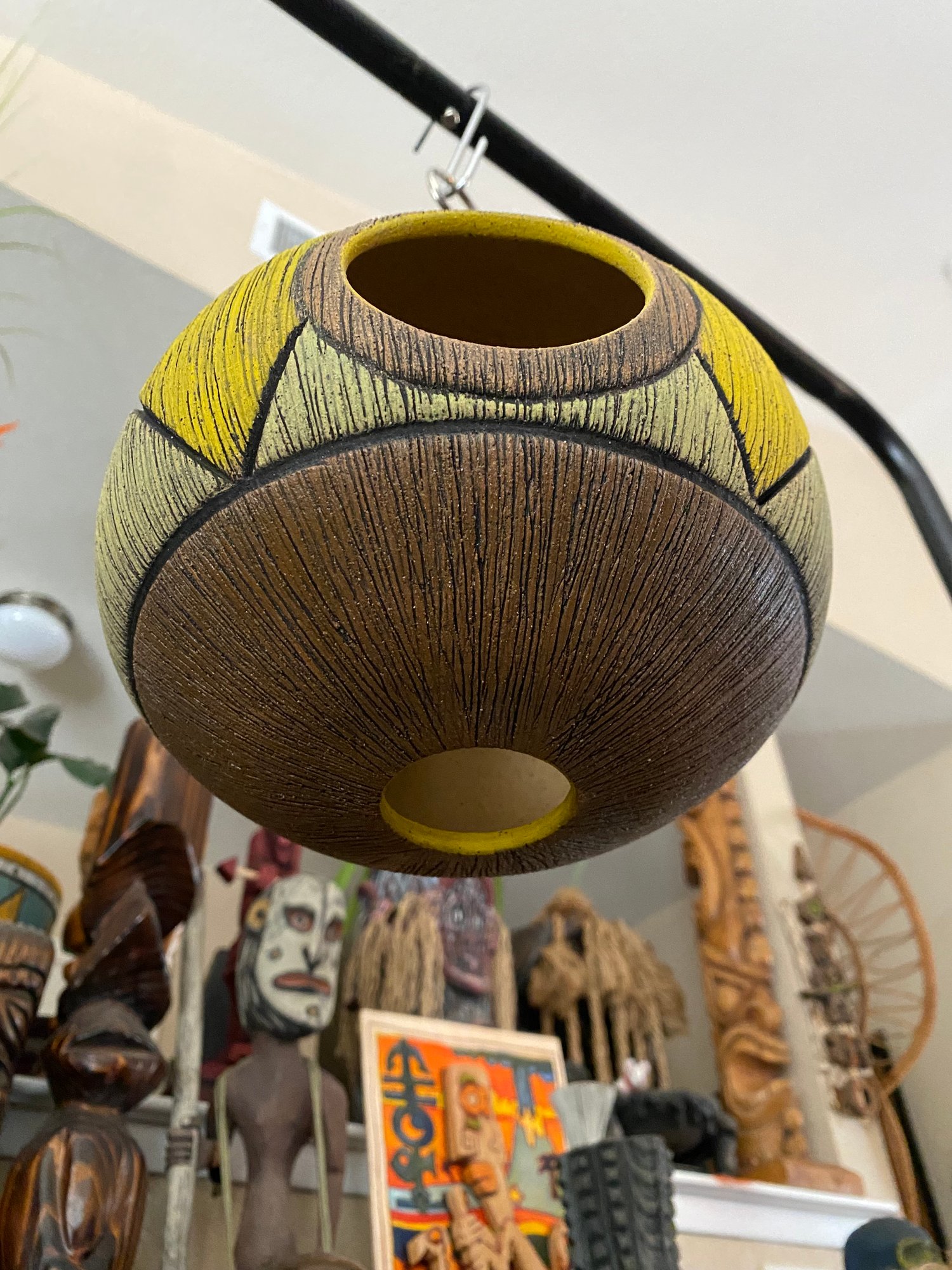 Image of Yellow/Green Birdhouse (a) - US Shipping Included 