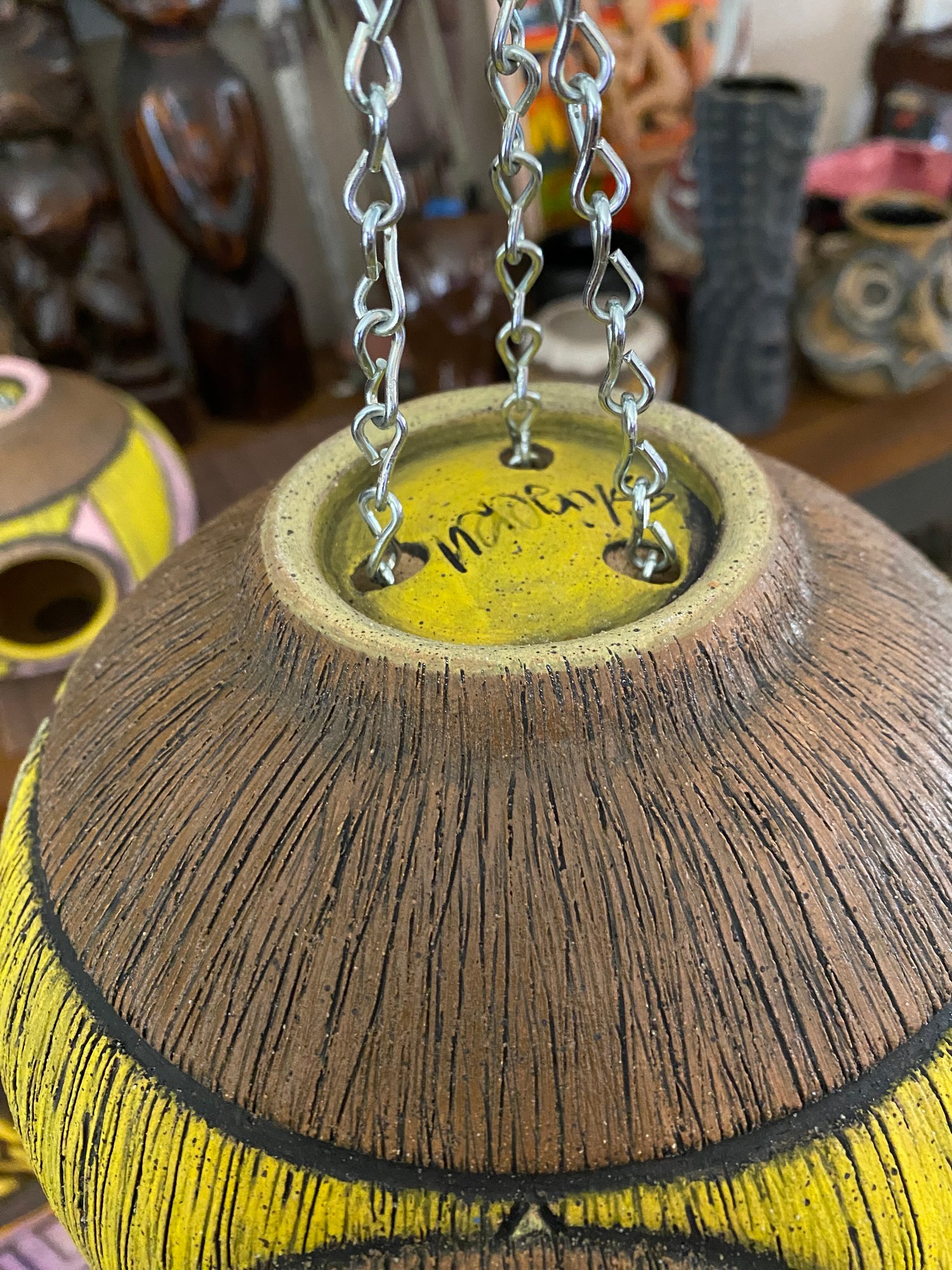 Image of Yellow/Green Birdhouse (a) - US Shipping Included 