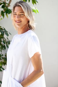 Image 5 of Poplin Berkeley Dress White