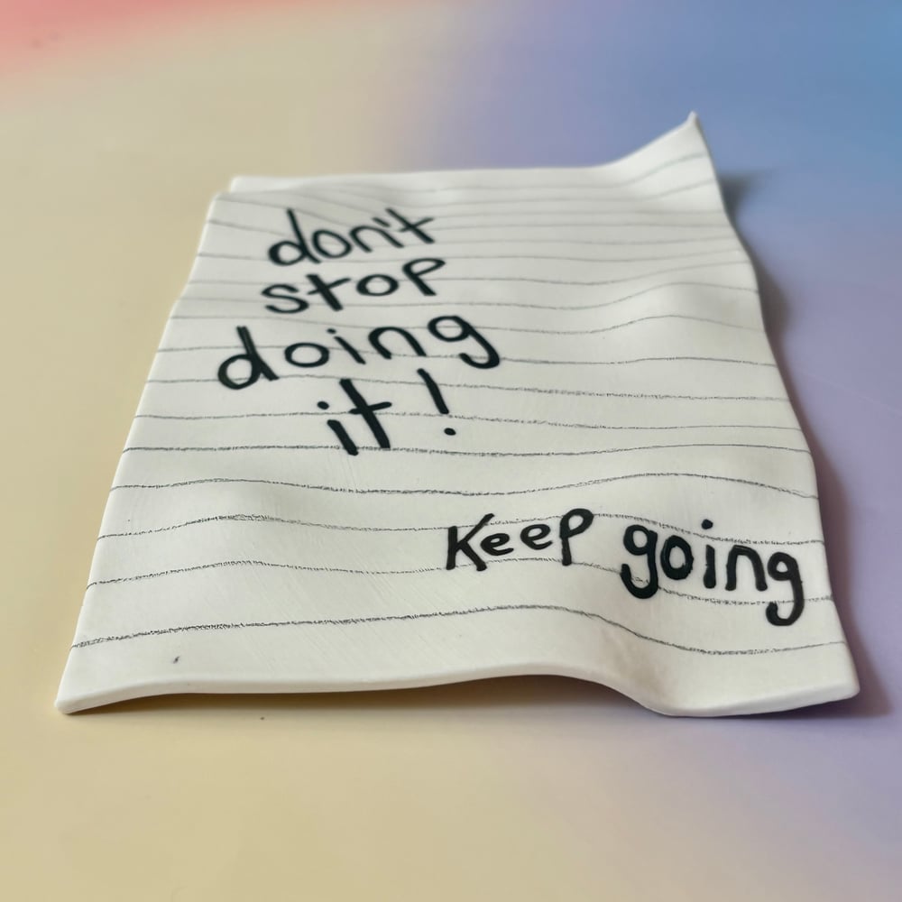 Image of Large Don’t Stop note 