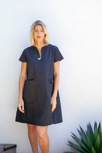 Image 2 of Poplin Berkeley Dress Black