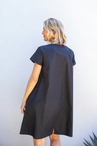 Image 5 of Poplin Berkeley Dress Black