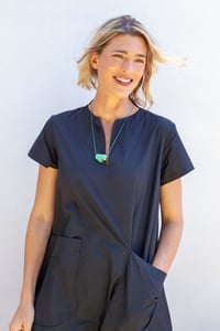 Image 1 of Poplin Berkeley Dress Black