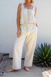 Image 1 of Lined Mens Pant in Oat Stripe