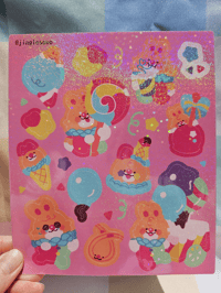 Image 2 of Silly Billy Buns Sticker Sheet