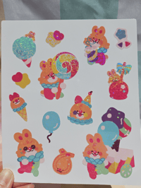 Image 5 of Silly Billy Buns Sticker Sheet