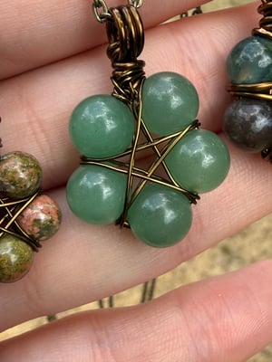 Vintage Bronze Pentacle Pendants