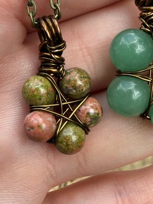 Vintage Bronze Pentacle Pendants