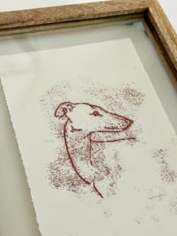 Image 4 of Whippet Monoprint